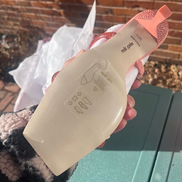 Cult Gaia Nami Crystal Embellished Sandals NIB - Picture 11 of 15